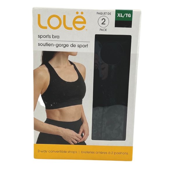 Lole Other - Lolë | Women's Sports Bra | 2 Pack | Black | Size XL